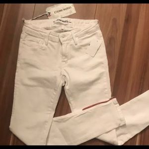 Etienne Marcel white skinny jeans